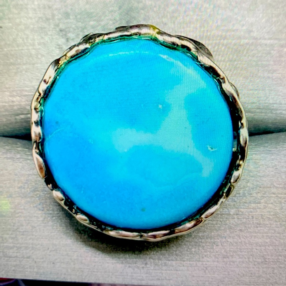 Vintage larimar ring